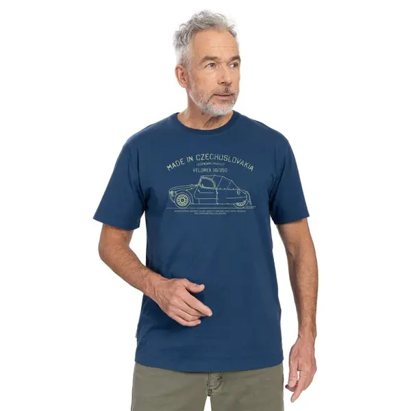 Bushman Pánské tričko Legend Velorex, modré XL