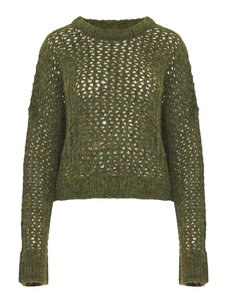 Funky Buddha Sveter  tmavozelená