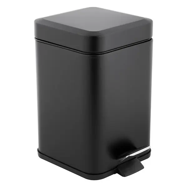 Odpadkový kôš Muti-Blk čierna/štvorec