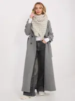 Šál s kockovaným vzorom