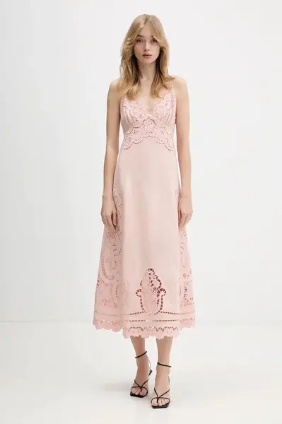 Lněné šaty Farm Rio