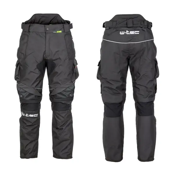 Pánské moto kalhoty W-TEC Thollte Black 3XL
