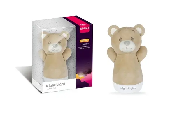 Lampička nočná plyšová Macko uspávač 15cm