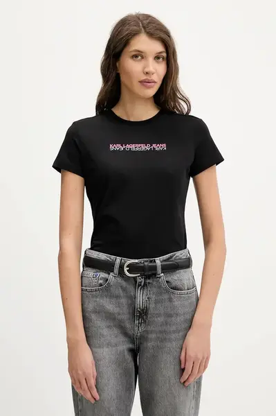 Bavlněné tričko Karl Lagerfeld Jeans