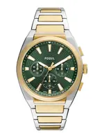 FOSSIL Analógové hodinky  zlatá / strieborná