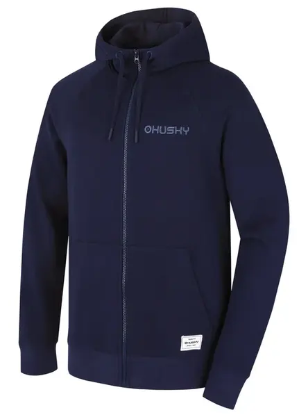 Husky Brool M S, dark blue Pánská bavlněná mikina