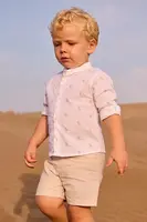 Dětské šortky s příměsí lnu Mayoral