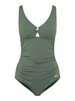 SUNSEEKER Jednodielne plavky  olivová