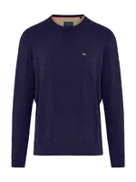 Funky Buddha Sveter  béžová / modrá melírovaná