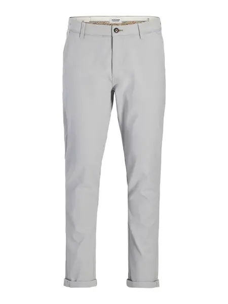 JACK & JONES Chino nohavice 'JPSTMarco JJFury'  svetlosivá