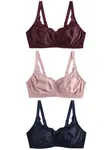 Next Podprsenka  tmavomodrá / rosé / vínovo červená