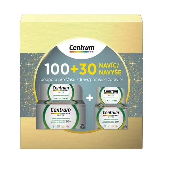 CENTRUM Silver AZ 50+, Dárkové balení 130 tablet