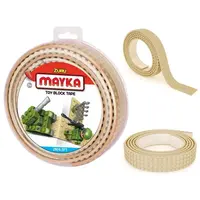 Mayka stavebnicová páska veľká 2 m svetlo hnedá