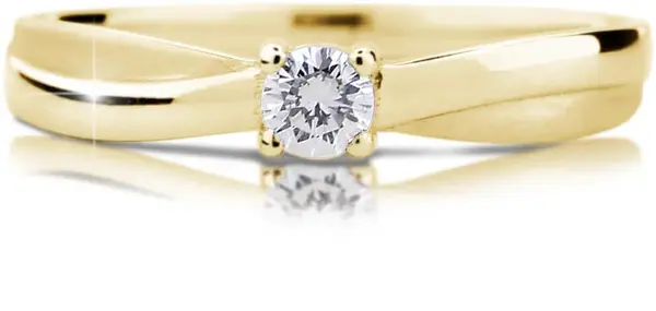 Cutie Jewellery Jemný prsteň so zirkónom Z6817-1906-10-X-1 56 mm