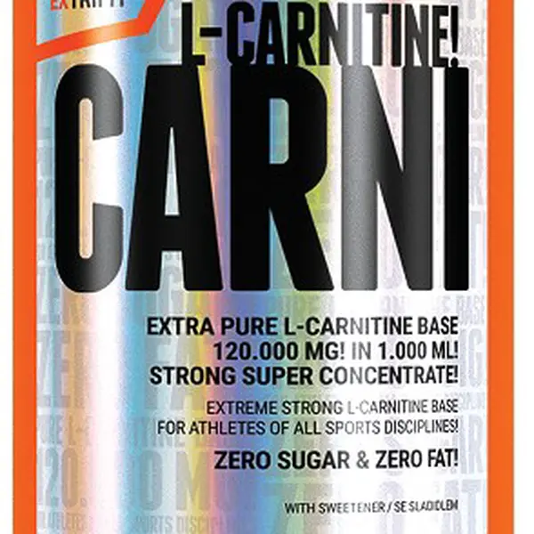 EXTRIFIT Carni 120000 Liquid  broskev ledový čaj 1000 ml