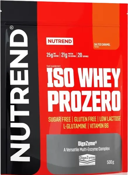 NUTREND ISO Whey Prozero slaný karamel 500 g