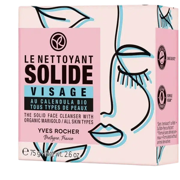 YVES ROCHER Tuhý odličovač na obličej s bio měsíčkem 75 g