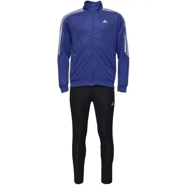 adidas 3-STRIPES ESSENTIALS TRACKSUIT Pánska tepláková súprava, modrá, veľkosť