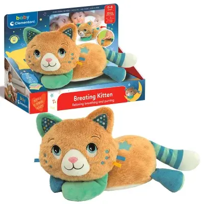 Ron-Ron usínající plyšová kočka s předením