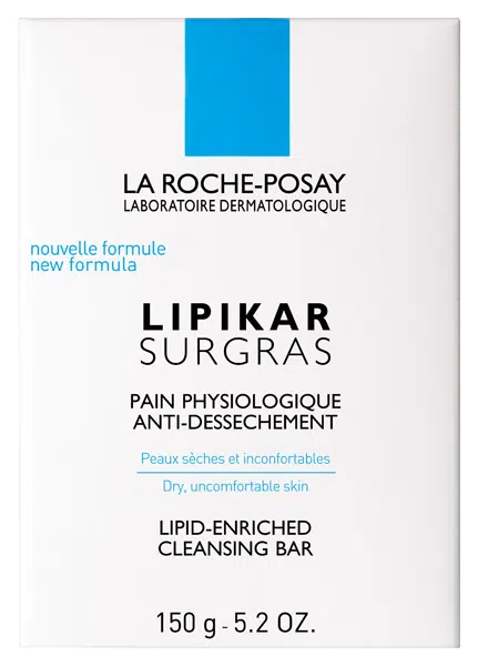 LA ROCHE-POSAY Lipikar Surgras Mýdlo v kostce 150 g