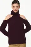 Z0019 DEWBERY WOMEN'S SWEATER-PURPLE
