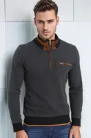 9039 DEWBERRY MEN'S SWEATSHIRT-PATTERNED ANTHRACITE