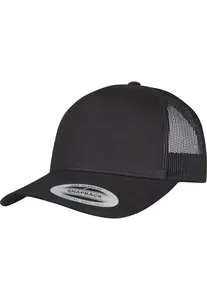 5-panel retro trucker šiltovka čierna