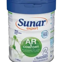 SUNAR Expert AR+Comfort 2 pokračovací kojenecké mléko při ublinkávání, zácpě a kolikách 700 g