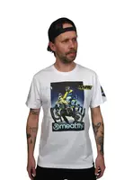 Meatfly pánské tričko MRG White | Bílá | Velikost M | 100% bavlna