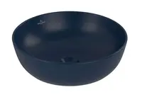 Villeroy & Boch Artis - Umývadlo na dosku, priemer 43 cm, bez prepadu, bez otvoru na batériu, CeramicPlus, Nightfall 417943R6