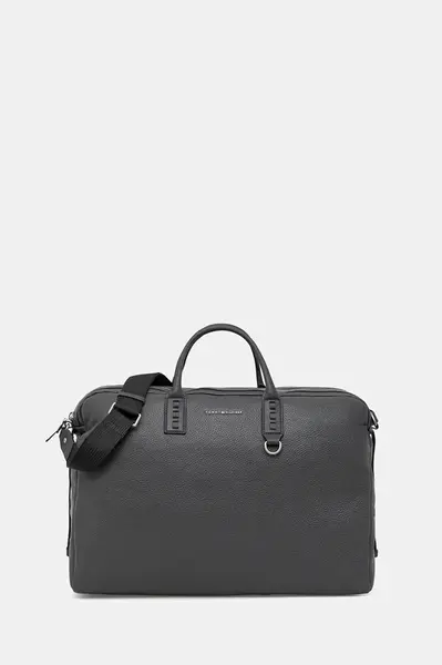 Kožená taška Tommy Hilfiger