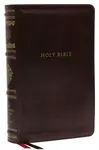 NKJV, Personal Size Reference Bible, Sovereign Collection, Leathersoft, Brown, Red Letter, Thumb Indexed, Comfort Print - Thomas Nelson