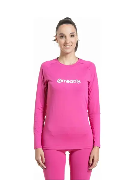 Meatfly dámské termo tričko Capa Pink | Růžová | Velikost M