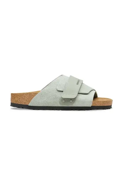 Semišové pantofle Birkenstock Kyoto