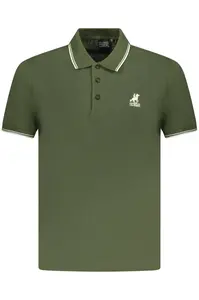 Pánske zelené polo tričko s krátkym rukávom