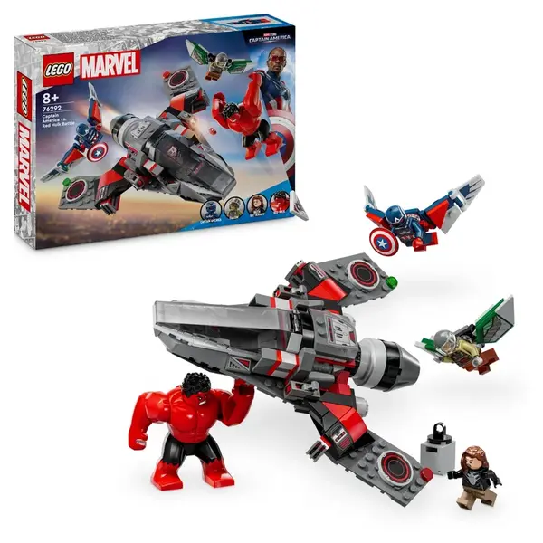 LEGO® Marvel 76292 Súboj: Kapitán Amerika vs. Red Hulk