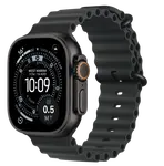 APPLE Watch Ultra 3 GPS + Cellular 49mm čierny titán - čierny oceánsky remienok