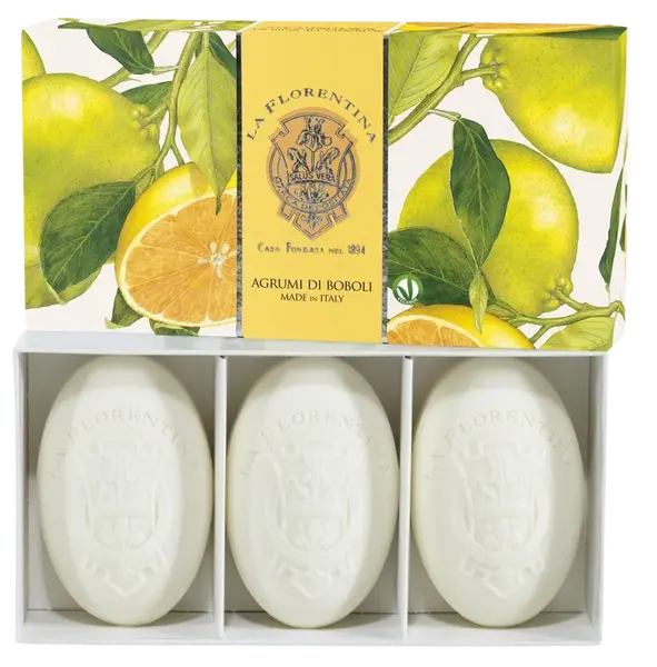 LA FLORENTINA Kazeta mydiel Agrumi di Boboli 450 g