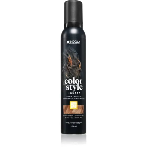 Indola Color Style Mousse tónovacia pena na vlasy odtieň Honey Blonde 200 ml