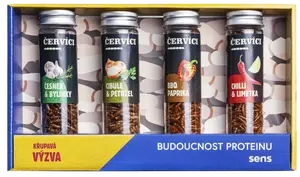 SENS Korenie červíčky - Darčeková sada 4 chutí 4 x 15 g