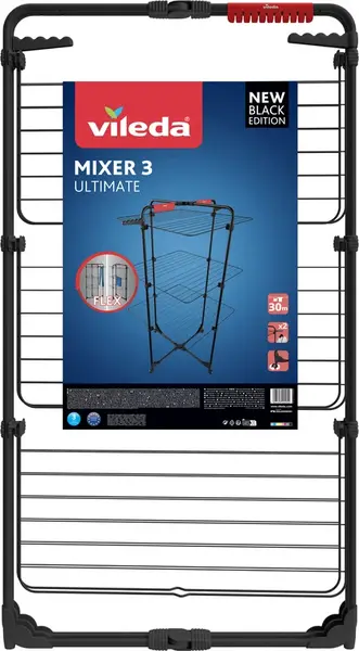 Vileda Mixer 3 sušák na prádlo černý 30m