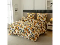 Obliečky mikroplyš AUTUMN VILLAGE farebné Rozmer obliečky: 2 ks 70 x 90 cm | 200 x 220 cm