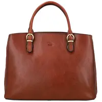 Dámská kožená kabelka do ruky hnědá - Katana Siara