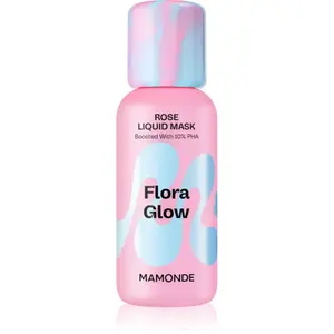 MAMONDE Flora Glow Rose Liquid Mask hydratační pleťová maska s exfoliačním účinkem 80 ml