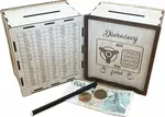 Dřevěná pokladnička - DŮCHODOVÝ FOND