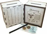 Dřevěná pokladnička - DŮCHODOVÝ FOND