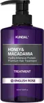 KUNDAL Hydrointenzivní proteinová kúra na vlasy Honey & Macadamia English Rose (Treatment) 500 ml
