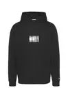 Tommy Jeans Sweatshirt - TJM TOMMY GEL FLAG HOODIE black