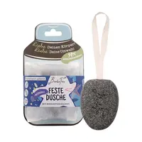 BADEFEE Tuhý sprchový gel Activated charcoal 70 g