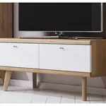 TV stolek Primo, dub riviera/bílý